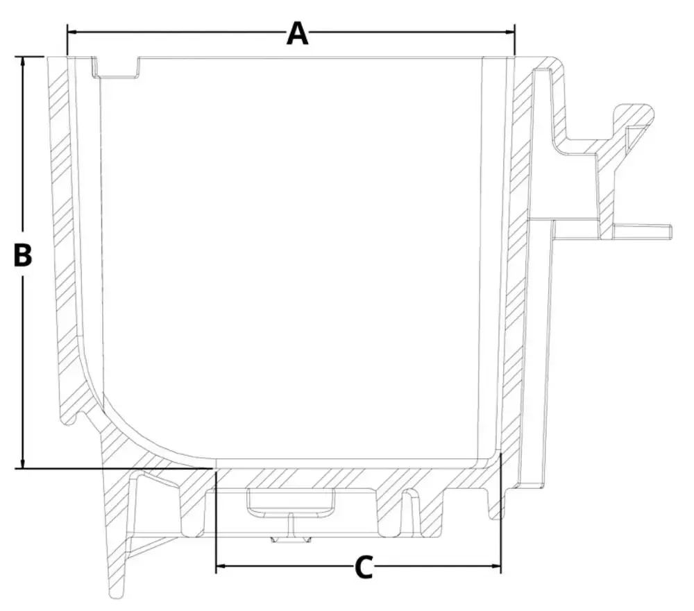 Esquema del cajón del Mini Modulo