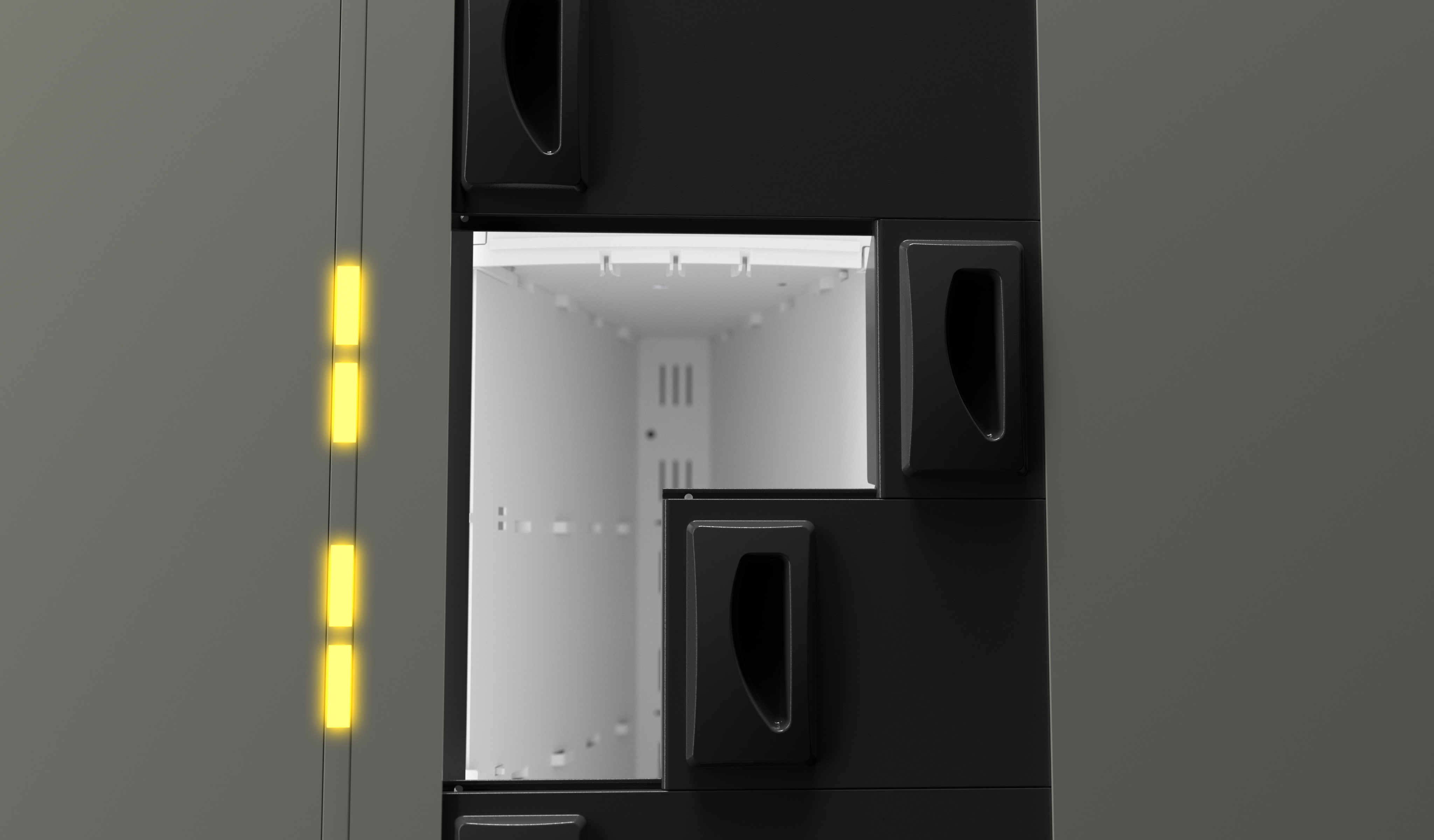 RotoFlex – LEDs bei geöffneter Luke